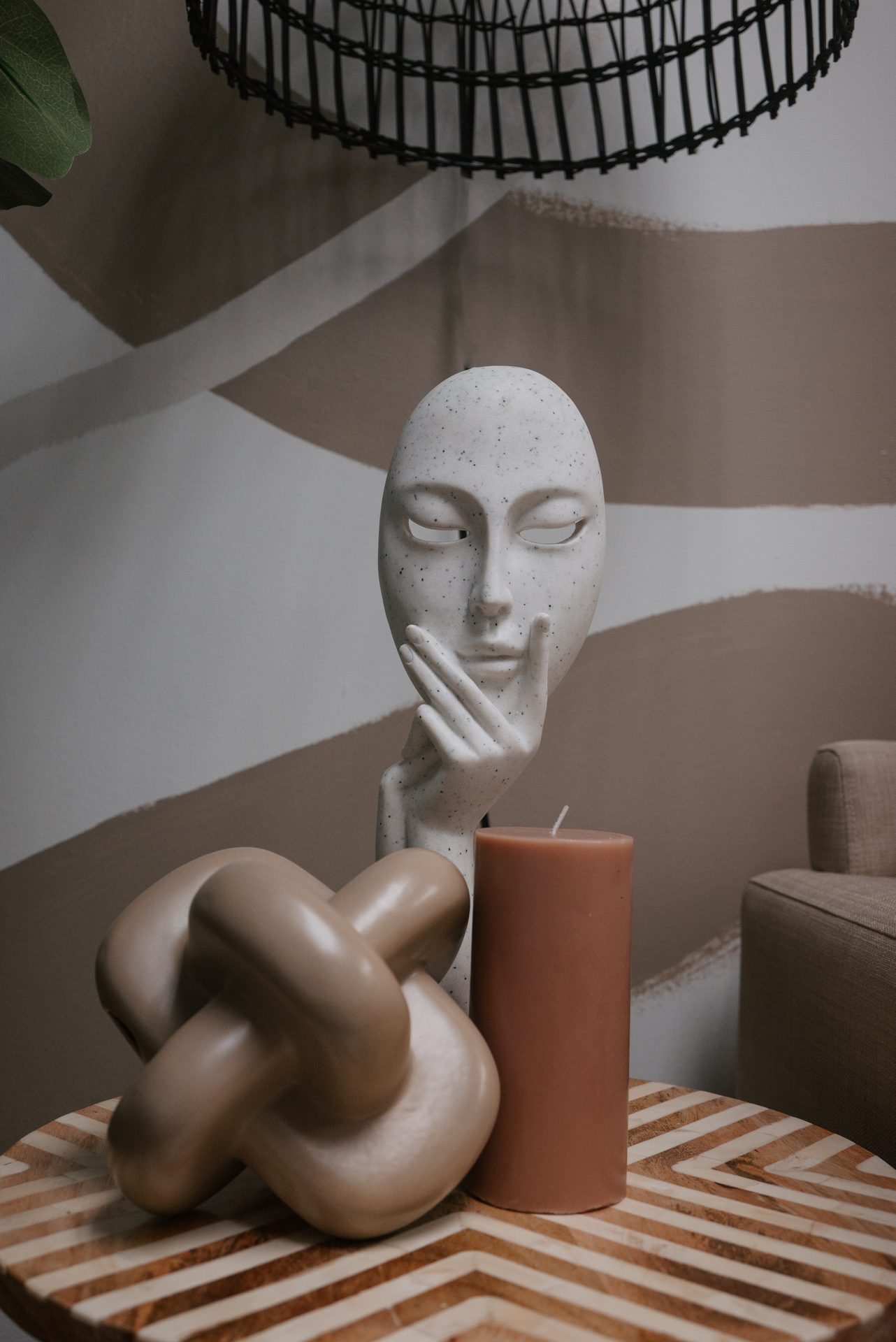 Materials and finishes inside the By Laura Pinzón studio, Tampa FL